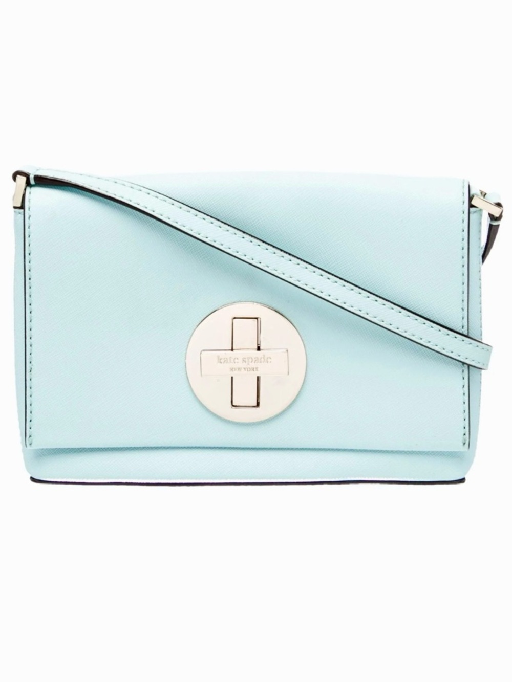Kate Spade New York Newbury Lane Sally Mini Crossbody Bag In Light Blue Color